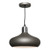 Pendant Modern Hanging Dome 60W Satin Chrome