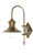 Wall Light Sleek Lantern 600mm 40W Antique Brass