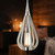 Pendant Hanging Tear drop 394mm 60W Winter Moss