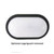Bunker Light Modern Cage Oval 5000K 1700lm 271mm 20W Black