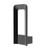 Dark Grey Outdoor Wall Light Sleek Vertical 3000K 175lm 280mm 9W