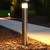 Chrome 45cm Bollard Light Slender 12V 20W