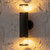 Up Down Light Sleek Cylindrical 263mm 70W Black