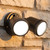 22W Spotlight 1500lm IP44 4200K 95mm Black