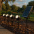 Solar Garden Spotlight Kit Remote Control 4 Lights With Solar Panel