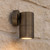Antique Brass Outdoor Wall Light 35W GU10 IP65 125mm Antique Brass Outdoor Wall Light 35W GU10 IP65 125mm