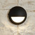 Wall Light 12V 6W 480lm IP65 3000K 98mm Eyelid Matte Black