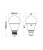 5000K B22 LED Globe 10W 825lm 108mm Frosted Non-Dimmable