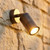 35W Wall Spotlight Adjustable GU10 IP65 110mm Antique Brass
