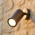 35W Wall Spotlight Adjustable GU10 IP65 110mm Antique Brass