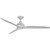 152cm 60-inch White AC Ceiling Fan With Light 3 Speed 80W