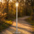 Single Head Post Light - 240V B22 IP43 1930mm White Made In Italy