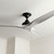 152cm 60-inch Black-White AC Ceiling Fan 3 Speed 80W