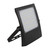 100W Flood Light Vandal Resistant 9000lm IP66 IK08 3000K 305mm Black