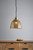 Antique Brass Pendant Light E27 340mm RVS