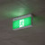 2W Emergency Exit Sign Industrial Strength FastFit Compatibe LED 24m 2 Hours Green