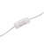 White Lamp B22 40W 700mm Inline Switch