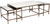 Coffee Table Antique Gold NST