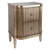 Antique Gold Bedside Table ARL