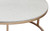 Coffee Nesting Tables Set of Two Antique Gold CHL