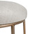 Natural Stool Linen and Antique Gold ADN