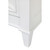 White Chest of Drawers and Silver PLT