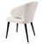 Natural Dining Chair Linen and Black HRL
