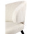 Natural Dining Chair Linen and Black HRL
