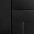 Black and Silver Bedside Table SLM
