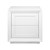 White Bedside Table BLN