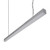 Suspended LED Batten Non-Dimmable 2960lm IP20 3000K 1.2m Brushed Aluminium