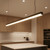Suspended LED Batten Non-Dimmable 4680lm IP20 6500K 1.7m Matte Black