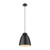 Black Pendant 60W E27 400mm