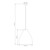 White Pendant 60W E27 400mm