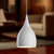 White Pendant 60W E27 245mm