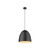 Black Pendant 60W E27 300mm