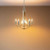 Super Chandelier E14 200W 460mm Satin Chrome
