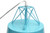 Blue Pendant E27 60W 300mm