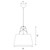 Green Pendant Light E27 60W 300mm