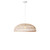 Cream and Natural Rattan Pendant Light E27 60W 605mm