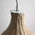 White and Natural Rattan Pendant Light E27 60W 420mm