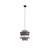 White, Grey and Natural Rattan Pendant E27 60W 350mm