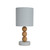 White and Timber Table Lamp E14 40W 310mm