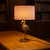 Gold and Pink Table Lamp E14 40W 590mm