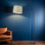 E27 60W Tall Lamp 1600mm Grey and Black