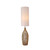 E27 60W Standing Lamp 1300mm White and Hemp