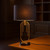 Black and Gold Table Lamp E27 60W 560mm
