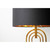 Black and Gold Table Lamp E27 60W 560mm