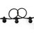 String Lights E27 250W IP44 5m Black