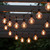 String Lights E27 250W IP44 5m Black Hanging